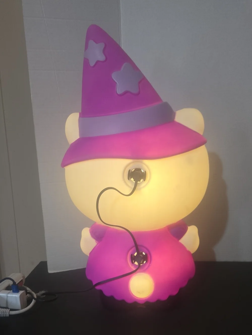 Hello Kitty Blow Mold Witch Halloween Lighted Yard Decor Sculpture 22” Plug-in